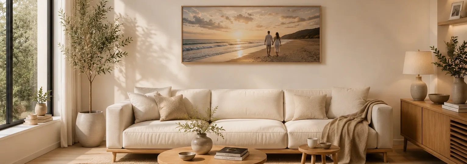 Welche Motive passen ins Wohnzimmer?